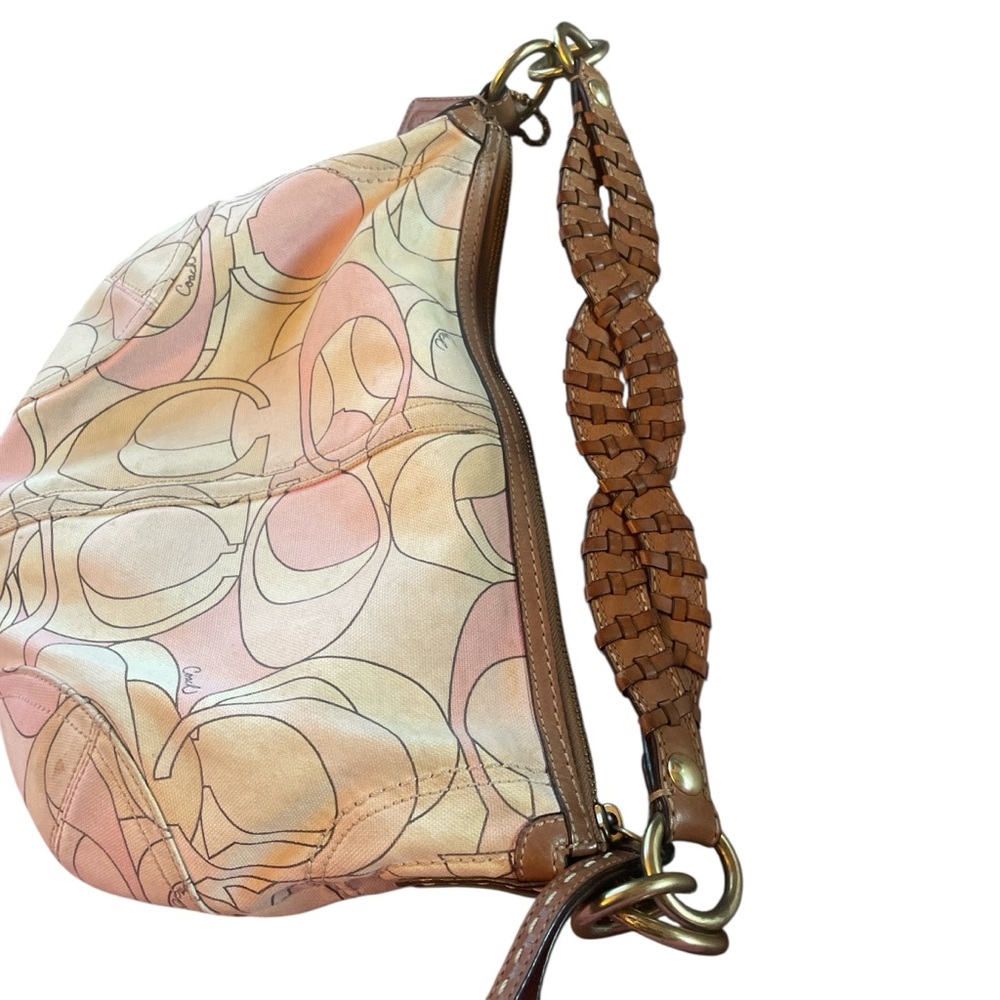 Coach Pastel Signature Hobo Bag - Picture 3 of 5